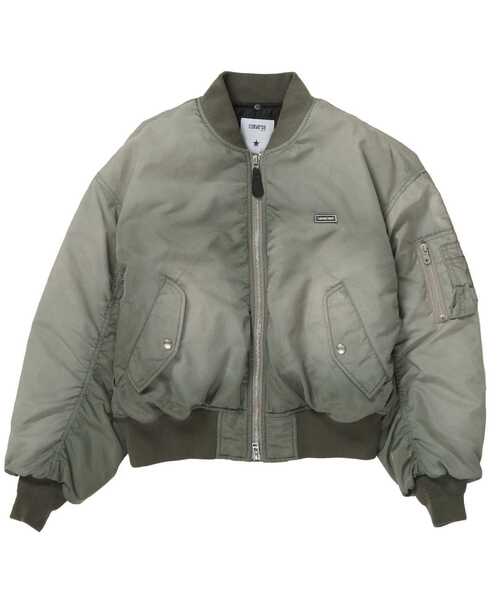 CONVERSE TOKYO(コンバーストウキョウ)の「【HL】SPRAY DYED MA-1 JACKET(MA-1・レディース・ブラック/カーキ/ピンク・FREE)」の9枚目の写真
