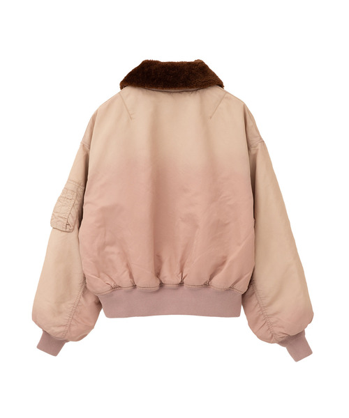 CONVERSE TOKYO(コンバーストウキョウ)の「【HL】SPRAY DYED MA-1 JACKET(MA-1・レディース・ブラック/カーキ/ピンク・FREE)」の12枚目の写真