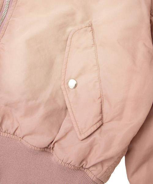 CONVERSE TOKYO(コンバーストウキョウ)の「【HL】SPRAY DYED MA-1 JACKET(MA-1・レディース・ブラック/カーキ/ピンク・FREE)」の19枚目の写真