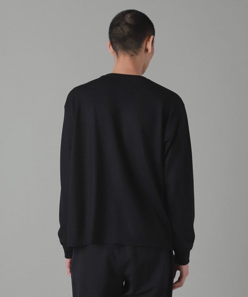 ZUCCa（ズッカ）の「ウールジャージィー / プルオーバー / S（ニット/セーター・メンズ・ネイビー/オレンジ/グレー・M size）」の5枚目の写真