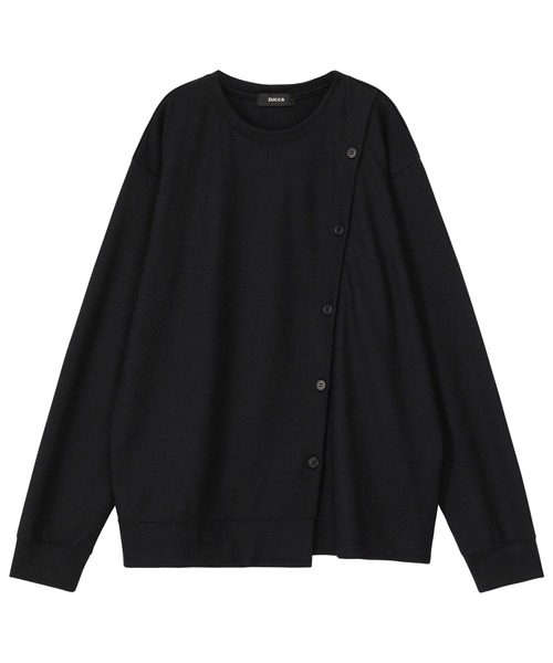 ZUCCa（ズッカ）の「ウールジャージィー / プルオーバー / S（ニット/セーター・メンズ・ネイビー/オレンジ/グレー・M size）」の7枚目の写真