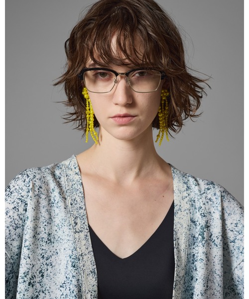 NON TOKYO（ノントーキョー）の「NON TOKYO/ノントーキョー/フリンジパールイヤリング（イヤリング・レディース・ピンク/イエロー/ブルー・F）」の9枚目の写真