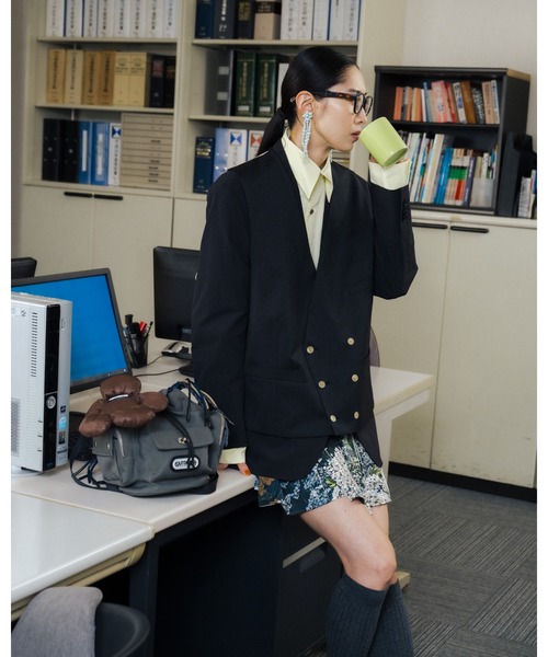 NON TOKYO（ノントーキョー）の「NON TOKYO/ノントーキョー/フリンジパールイヤリング（イヤリング・レディース・ピンク/イエロー/ブルー・F）」の5枚目の写真