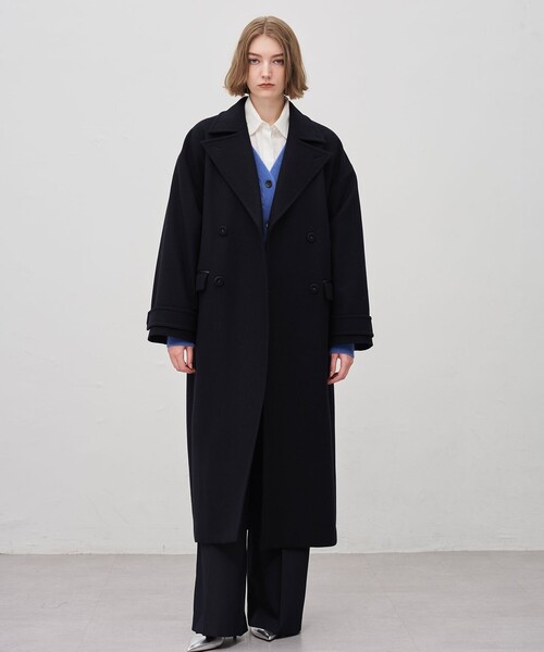 とも様　uncrave アンクレイヴライト ロングコート ブラック サイズ2 tresorstore_2400013905374