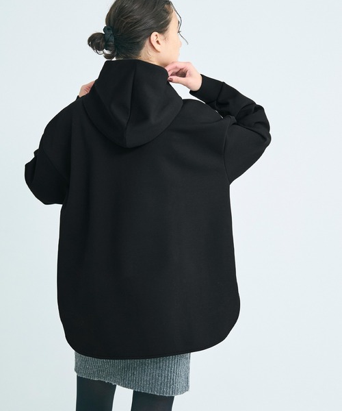 coca(coca)(コカ)の「ソフトスウェットリボンパーカー(パーカー・レディース・ブラック/グレー・L/M/S)」の13枚目の写真