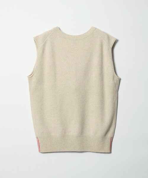 6（ロク）の「＜6(ROKU)＞ウール アルパカ ベスト（ベスト・レディース・ナチュラル/ネイビー・FREE）」の14枚目の写真