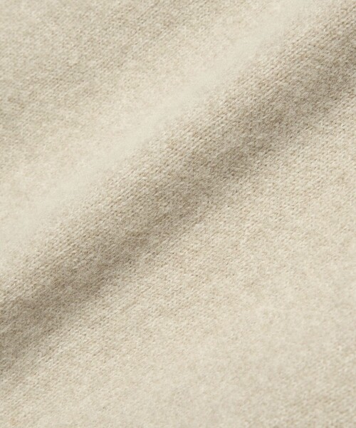 6（ロク）の「＜6(ROKU)＞ウール アルパカ ベスト（ベスト・レディース・ナチュラル/ネイビー・FREE）」の16枚目の写真