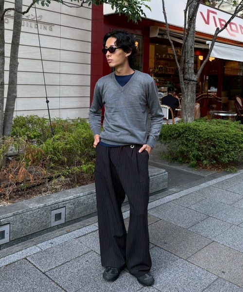 AUREN(オーレン)の「【ユニセックス】サイドポケットルーズパンツ ワイドパンツ/トレンド/脚長効果/ハイウエスト(スラックス・メンズ・ブラック系その他/ブラック/グレー系その他・LARGE/SMALL/MEDIUM)」の14枚目の写真