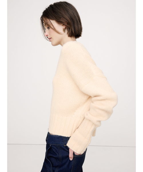 ウール アルパカ ブレンド Vネックセーター（ニット/セーター