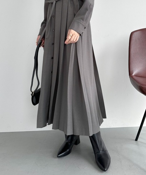 Doux archives（ドゥアルシーヴ）の「ワイドシャフトミドルブーツ（ブーツ・レディース・ベージュ/ブラック・LARGE/MEDIUM）」の13枚目の写真