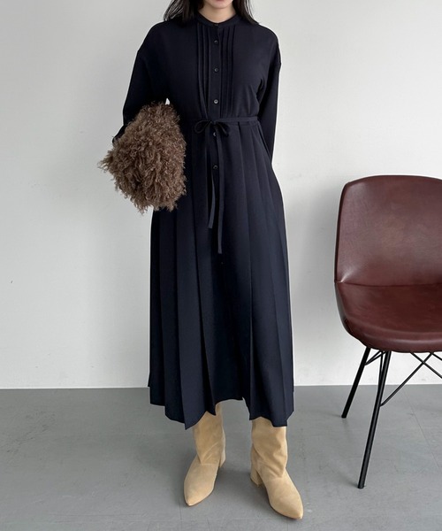 Doux archives（ドゥアルシーヴ）の「ワイドシャフトミドルブーツ（ブーツ・レディース・ベージュ/ブラック・LARGE/MEDIUM）」の17枚目の写真