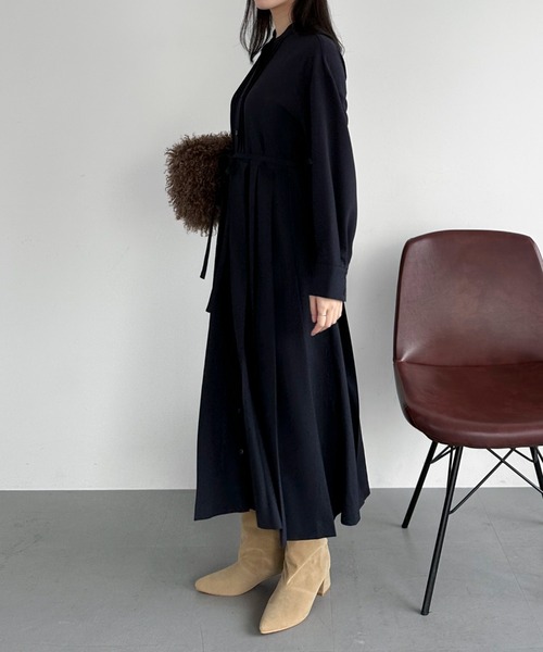 Doux archives（ドゥアルシーヴ）の「ワイドシャフトミドルブーツ（ブーツ・レディース・ベージュ/ブラック・LARGE/MEDIUM）」の18枚目の写真