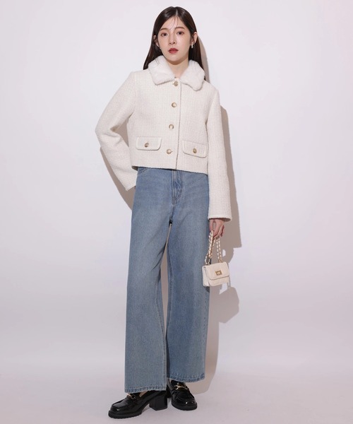 Rirandture❤︎ジャケット Rirandture（リランドチュール）の「ツイードクロップドジャケット