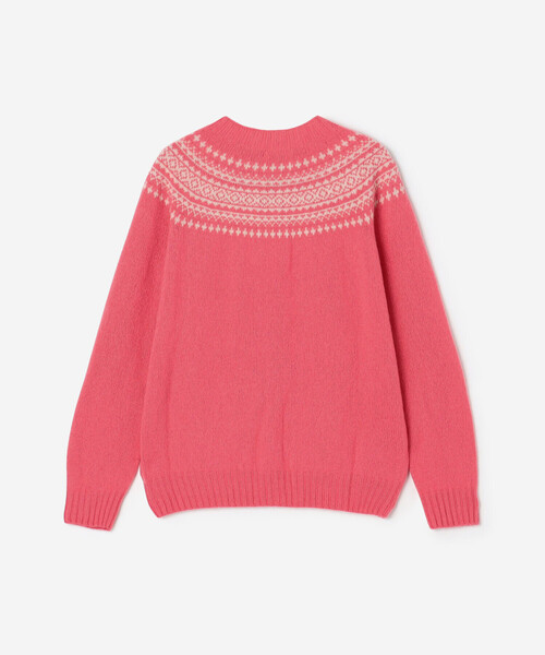MORRIS & SONS | ジーロンラム ノルディックセーター WOMEN（ニット