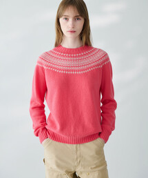 Morris & Sons | MORRIS & SONS | ジーロンラム ノルディックセーター WOMEN(ニット/セーター)