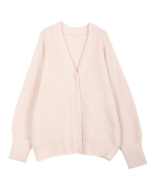 岡部あゆみさんコラボ ］ローゲージニットカーディガン（カーディガン
