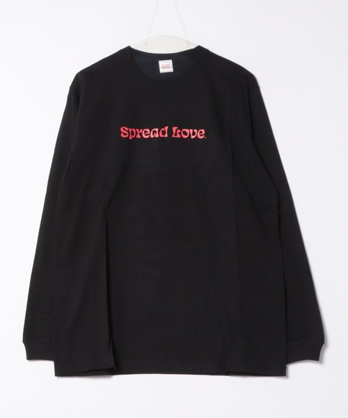 ARCHIVER(アーカイバ)の「【RES】【Spread Love】オリジナルプリント L/S T(Tシャツ/カットソー・レディース・ブラック・MEDIUM)」の1枚目の写真