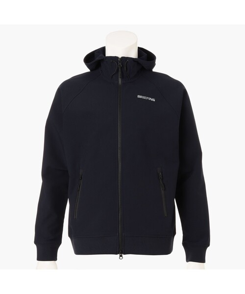 BRIEFING（ブリーフィング）の「【BRIEFING GOLF／ブリーフィングゴルフ】MS STORMFLEECE BACK DOTS PARKA（ブルゾン・メンズ・サンドベージュ/オリーブ/ブラック/ネイビー・M/L）」の4枚目の写真