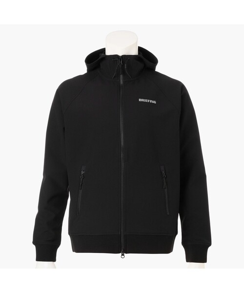 BRIEFING（ブリーフィング）の「【BRIEFING GOLF／ブリーフィングゴルフ】MS STORMFLEECE BACK DOTS PARKA（ブルゾン・メンズ・サンドベージュ/オリーブ/ブラック/ネイビー・M/L）」の2枚目の写真