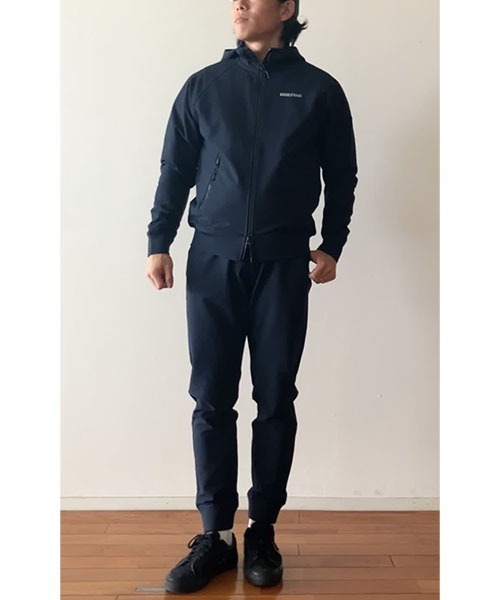 BRIEFING（ブリーフィング）の「【BRIEFING GOLF／ブリーフィングゴルフ】MS STORMFLEECE BACK DOTS PARKA（ブルゾン・メンズ・サンドベージュ/オリーブ/ブラック/ネイビー・M/L）」の5枚目の写真