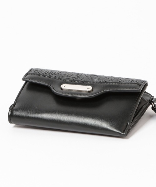 HARE（ハレ）の「Flowerエンボスフラグメントケース(HARE)（財布・レディース・グレー/ブラック・FREE）」の22枚目の写真