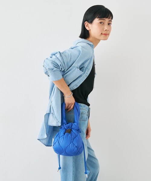 TAION(タイオン)の「【WEB限定】【TAION】 ミリタリー ダウントートバッグS(トートバッグ・レディース・ブラック/その他/モスグリーン/オフホワイト/ブルー・S)」の13枚目の写真