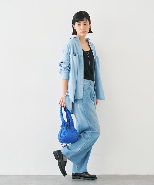 TAION(タイオン)の「【WEB限定】【TAION】 ミリタリー ダウントートバッグS(トートバッグ・レディース・ブラック/その他/モスグリーン/オフホワイト/ブルー・S)」の21枚目の写真