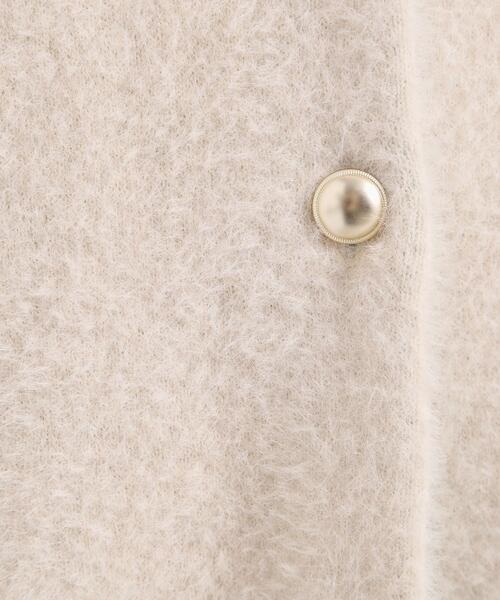 ITS'DEMO（イッツデモ）の「【手洗い可】フェザーWフェイスコーディガン（カーディガン/ボレロ・レディース・チャコールグレー/ブルー/アイボリー/ライトベージュ・00）」の17枚目の写真