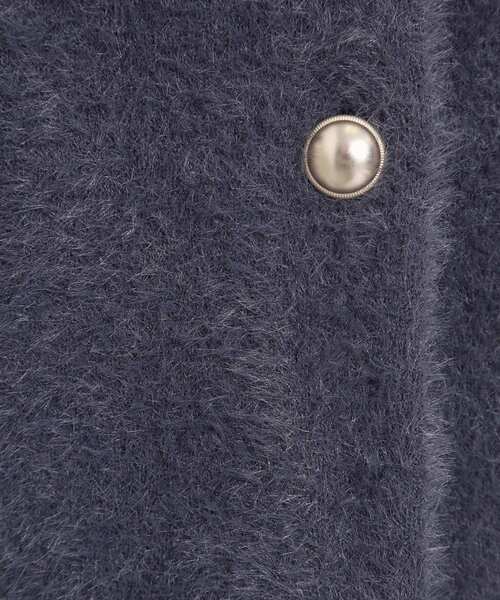 ITS'DEMO（イッツデモ）の「【手洗い可】フェザーWフェイスコーディガン（カーディガン/ボレロ・レディース・チャコールグレー/ブルー/アイボリー/ライトベージュ・00）」の22枚目の写真