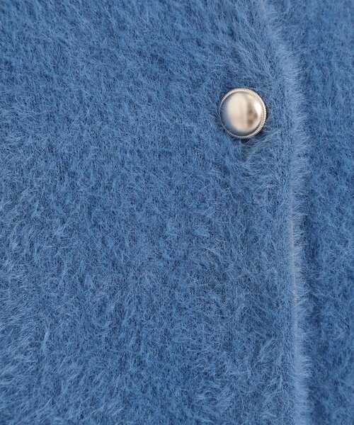 ITS'DEMO（イッツデモ）の「【手洗い可】フェザーWフェイスコーディガン（カーディガン/ボレロ・レディース・チャコールグレー/ブルー/アイボリー/ライトベージュ・00）」の10枚目の写真