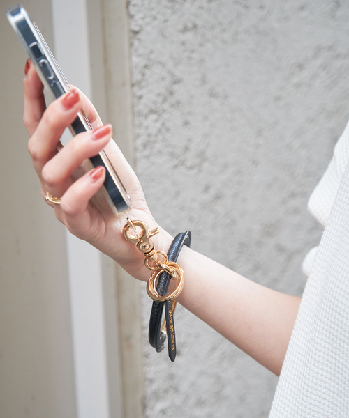 Spick & Span(スピックアンドスパン)の「《WEB限定追加2》HASHIBAMI / ハシバミ ウィンドベルハンドストラップ(その他小物・レディース・ブラウン/ブラック・FREE)」の3枚目の写真