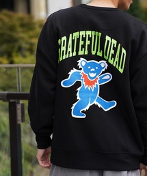 (DV)【Grateful Dead】ダンシング・ベアー プリント スウエット プルオーバー