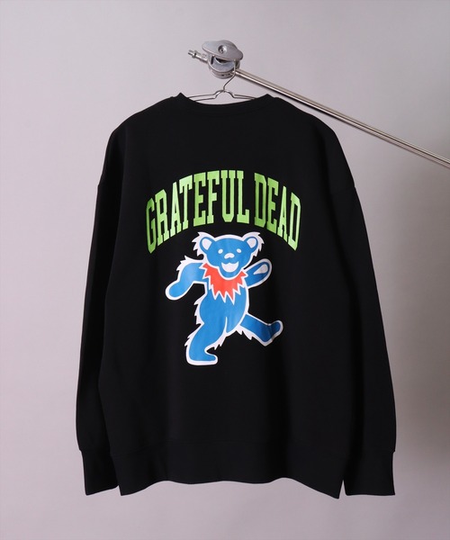 Grateful Dead(グレイトフルデッド)の「(DV)【Grateful Dead】ダンシング・ベアー プリント スウエット プルオーバー(スウェット・メンズ・ブラック系4/ライトグレー系1/ブラック系3/ライトグレー系2・M/L/XL)」の8枚目の写真