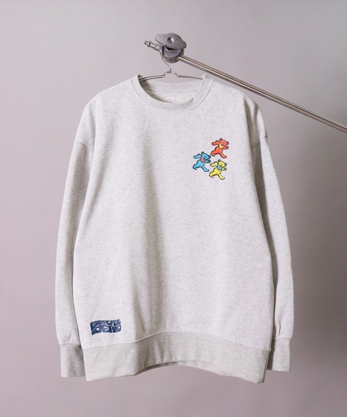 Grateful Dead(グレイトフルデッド)の「(DV)【Grateful Dead】ダンシング・ベアー プリント スウエット プルオーバー(スウェット・メンズ・ブラック系4/ライトグレー系1/ブラック系3/ライトグレー系2・M/L/XL)」の9枚目の写真