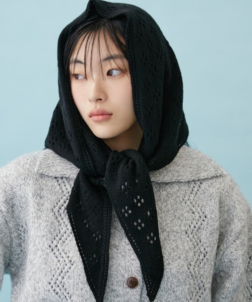 アイレットニットスカーフ（マフラー）｜FUULLY STUDIO（フーリィー