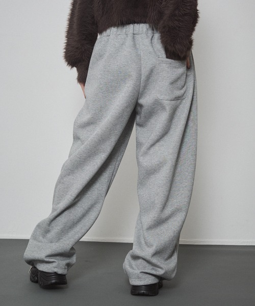 ENVYM（アンビー）の「ウエストレイヤードスウェットパンツ（スウェットパンツ・レディース・グレー/ブラック・FREE）」の8枚目の写真