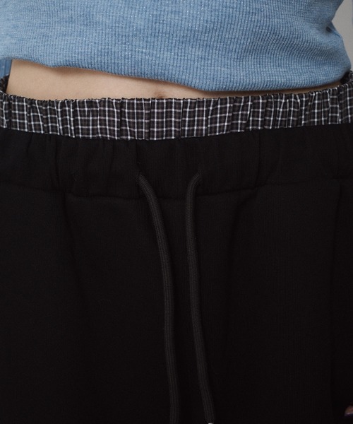 ENVYM（アンビー）の「ウエストレイヤードスウェットパンツ（スウェットパンツ・レディース・グレー/ブラック・FREE）」の19枚目の写真