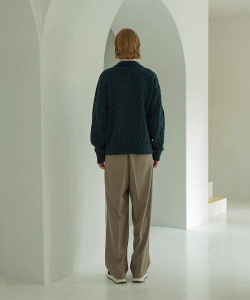 SIGNATURE（シグネチャ）の「ケーブルカラーニット[グリーン]（ニット/セーター・レディース・その他・MEDIUM/LARGE）」の10枚目の写真