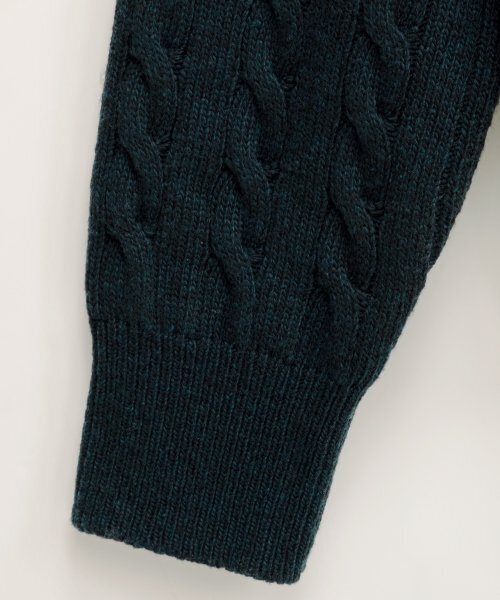 SIGNATURE（シグネチャ）の「ケーブルカラーニット[グリーン]（ニット/セーター・レディース・その他・MEDIUM/LARGE）」の15枚目の写真