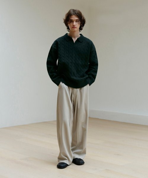 SIGNATURE（シグネチャ）の「ケーブルカラーニット[グリーン]（ニット/セーター・レディース・その他・MEDIUM/LARGE）」の19枚目の写真