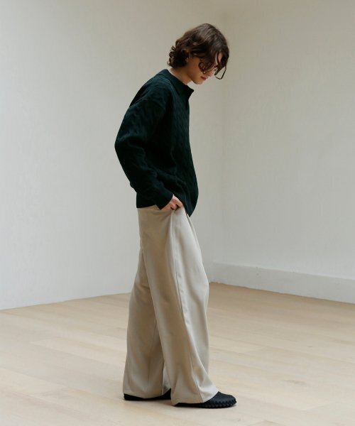 SIGNATURE（シグネチャ）の「ケーブルカラーニット[グリーン]（ニット/セーター・レディース・その他・MEDIUM/LARGE）」の20枚目の写真