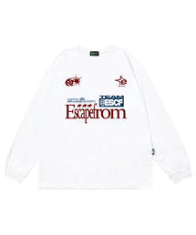 ESCF スポーツプリントロングスリーブホワイト