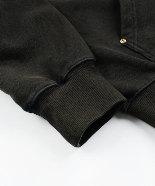 FRIZMWORKS(フリズムワークス)の「VINTAGE DYEING HOOD ZIP UP PARKA _ BLACK BROWN(パーカー・メンズ・その他・SMALL/MEDIUM/LARGE/X-LARGE)」の8枚目の写真