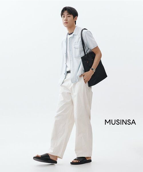 MUSINSA STANDARD（ムシンサスタンダード）の「コットンバルーンパンツ[クリーム]（その他パンツ・メンズ・その他・40/38/42/36/34/28/29/32/30/31/33/26/27）」の11枚目の写真