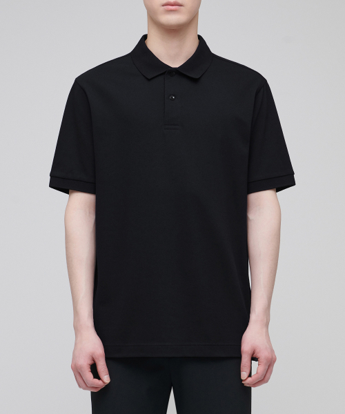 Куртка-пике Picket L-neck — черная