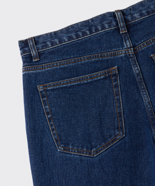 MUSINSA STANDARD(ムシンサスタンダード)の「ワイドデニムパンツ【ミディアムインディゴ】(デニムパンツ・メンズ・その他・29/30/31/33/26/27/28/40/38/42/36/34/32)」の7枚目の写真