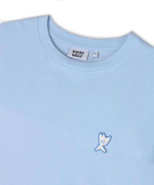Wacky WiLLy(ワッキーウィリー)の「シグニチャーキキワッペン半袖Tシャツブルー(Tシャツ/カットソー・レディース・その他・X-SMALL/XX-LARGE/X-LARGE/LARGE/MEDIUM/SMALL)」の4枚目の写真