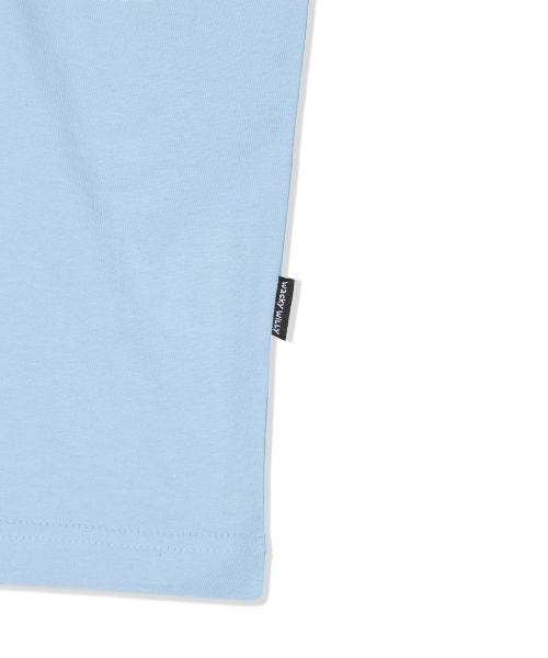 Wacky WiLLy(ワッキーウィリー)の「シグニチャーキキワッペン半袖Tシャツブルー(Tシャツ/カットソー・レディース・その他・X-SMALL/XX-LARGE/X-LARGE/LARGE/MEDIUM/SMALL)」の6枚目の写真