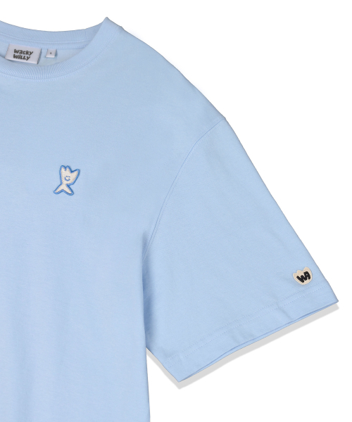 Wacky WiLLy(ワッキーウィリー)の「シグニチャーキキワッペン半袖Tシャツブルー(Tシャツ/カットソー・レディース・その他・X-SMALL/XX-LARGE/X-LARGE/LARGE/MEDIUM/SMALL)」の7枚目の写真