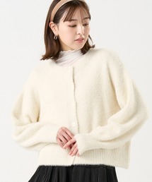 TOKYO SHIRTS | 【Pitta Re:)】  スパンコール クルーネック カーディガン(カーディガン/ボレロ)